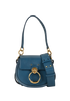 Small Tess, &pound;420, Handbags, Blue, Leather, Front view